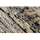 модерен DE LUXE килим 634 кадър vintage - structural сив / злато