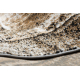 Alfombra ORIGI 3739 crema - Marco, espina de pescado hilo de SISAL tejido plano