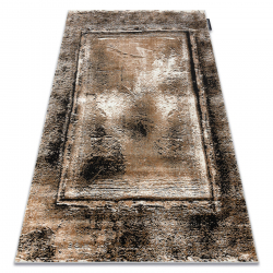 сучасний DE LUXE килим 634 каркас vintage - Structural сірий / золото