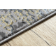 Tapis DE LUXE moderne 633 Abstraction - Structural crème / or