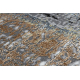 Moderní koberec DE LUXE 633 Abstrakce - Strukturální krém / zlato