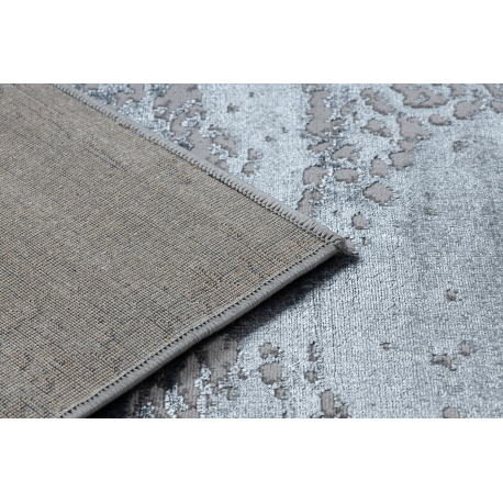Moderní koberec DE LUXE 2083 ornament vintage - Strukturální šedá 120x170 cm