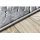 Covor DE LUXE modern 2087 Herringbone vintage - structural aur / gri