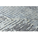 Moderný koberec DE LUXE 2087 Rybia kosť vintage - Štrukturálny zlato / sivá