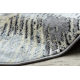 Alfombra DE LUXE moderna 2087 Espina de pescado vintage - Structural oro / gris