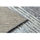 Moderný koberec DE LUXE 2087 Rybia kosť vintage - Štrukturálny zlato / sivá