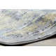Σύγχρονο DE LUXE χαλί 6754 στολίδι εκλεκτό - δομική κρέμα / χρυσός