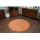 Kulatý koberec SERENADE oranžový