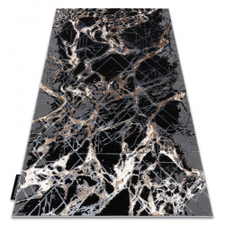 сучасний DE LUXE килим 622 Абстракція - Structural сірий / золото