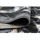 Tappeto DE LUXE moderno 622 Astrazione - Structural grigio / oro