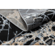 Modern DE LUXE Teppich 622 Abstraktion - Strukturell grau / gold