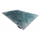 Alfombra DE LUXE moderna 626 geométrico, diamantes - Structural gris / verde