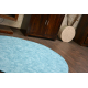 Kulatý koberec SERENADE tyrkysový