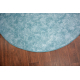 Carpet round SERENADE turquoise