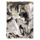 Modern DE LUXE carpet 622 Abstraction - structural cream / gold