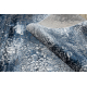 Kilimas DE LUXE Šiuolaikinis 528 Abstrakcijos vintažas - Struktūrinis kremastaas / tamsiai mėlyna