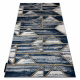 сучасний DE LUXE килим 462 Геометричні - Structural темно-синій / золото