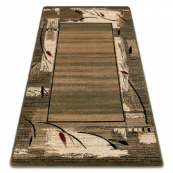 Matta ROYAL design GR010 Ram, beige / grön