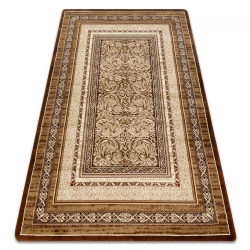 Carpet ROYAL design GR024 Ornament Frame brown / beige