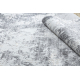 Tapete moderno CORE A002 Abstrato - estrutural, dois níveis, marfim / cinzento
