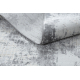 Preproga CORE A002 Abstrakcija - Strukturni, dve ravni flisa, slonova kost / siva