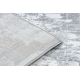 Tapete moderno CORE A002 Abstrato - estrutural, dois níveis, marfim / cinzento