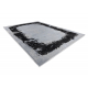 Tappeto CORE A004 Frame, ombreggiato - strutturale, due livelli di pile, nero / grigio