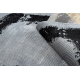 килим CORE A004 Рамка, сенчеста - структурни, две нива на руно, черно / сиво