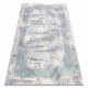 Tapete moderno CORE A004 Moldura, sombreado - estrutural, dois níveis, marfim / cinzento / azul