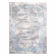 Tappeto CORE A004 Frame, ombreggiato - strutturale, due livelli di pile, avorio / grigio / blu
