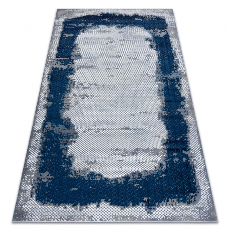 Carpet CORE A004 Frame, Shaded - structural two levels of fleece, blue / grey