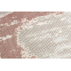 Kilimas CORE A004 Rėmelis, Perdubliuotas - Struktūrinis, dviejų sluoksnių vilna, ryškus smėlio spalvos / rožinė