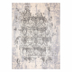 Dywan CORE W3824 Ornament Vintage - Strukturalny, dwa poziomy runa, krem / szary