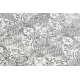 килим CORE W3824 Орнамент Винтаге - структурно, две нива на руно, крем / сив