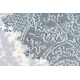 Tepih CORE W3824 Ornament Berba - strukturna, dvije razine runo, svijetlo plava / krem / siva