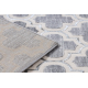 Teppich CORE W3824 Marokkanisches Spalier - Strukturell, zwei Ebenen aus Vlies, hellblau / creme / grau