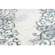 MIRO 52002.807 washing carpet Zebra pattern anti-slip - cream / black