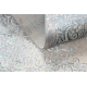 килим CORE W7161 Розета Винтаге - структурно, две нива на руно, светлосиньо / крем / сив