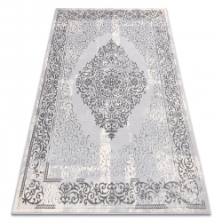Tappeto lavabile MIRO 51317.807 Telaio, greco antiscivolo - grigio