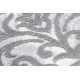 Teppich CORE W7161 Vintage Rosette - Strukturell, zwei Ebenen aus Vlies, grau