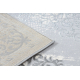 килим CORE W7161 Розета Винтаге - структурно, две нива на руно, сив