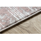 Tapete moderno CORE W9775 Moldura, sombreado - estrutural, dois níveis, bege / rosa