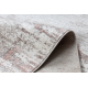 CORE szőnyeg W9775 Keret, árnyékolt - Structural, két szintű, bézs / rózsaszín