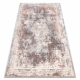CORE szőnyeg W9784 Rozetta Vintage - Structural, két szintű, bézs / rózsaszín