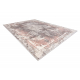 Teppich CORE W9784 Vintage Rosette - Struktur zwei Vliesebenen, beige / rosa