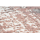 Tepih CORE W9784 Rozeta Berba - strukturni, dvije razine runo, bež / ružičasta