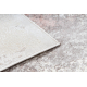 Vaip CORE W9784 Roosett Vintage - Struktuuriline, kahel tasemel fliis, helebeež / roosa