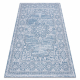 Sisal tapijt SISAL LOFT 21213 Ornament blauw / zilver / zwartkleuring