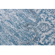 Alfombra de cuerda sisal LOFT 21213 Ornamento azul / plateado / marfil