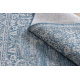 Fonott sizal szőnyeg LOFT 21213 Dísz kék / ezüst / elefántcsont